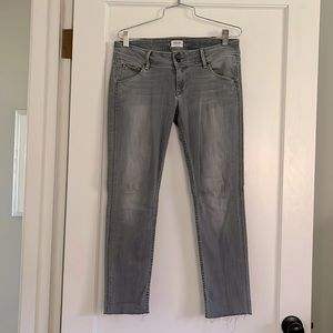 Hudson light grey denim size 28.